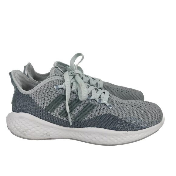 Adidas Sneakers Mens 8 Light Green Fluidflow 2 Athletic Running Shoes GX8288 - Picture 1 of 8